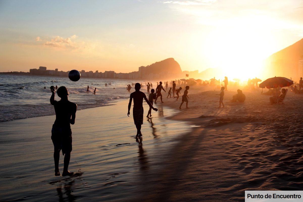 Atardecer en la playa