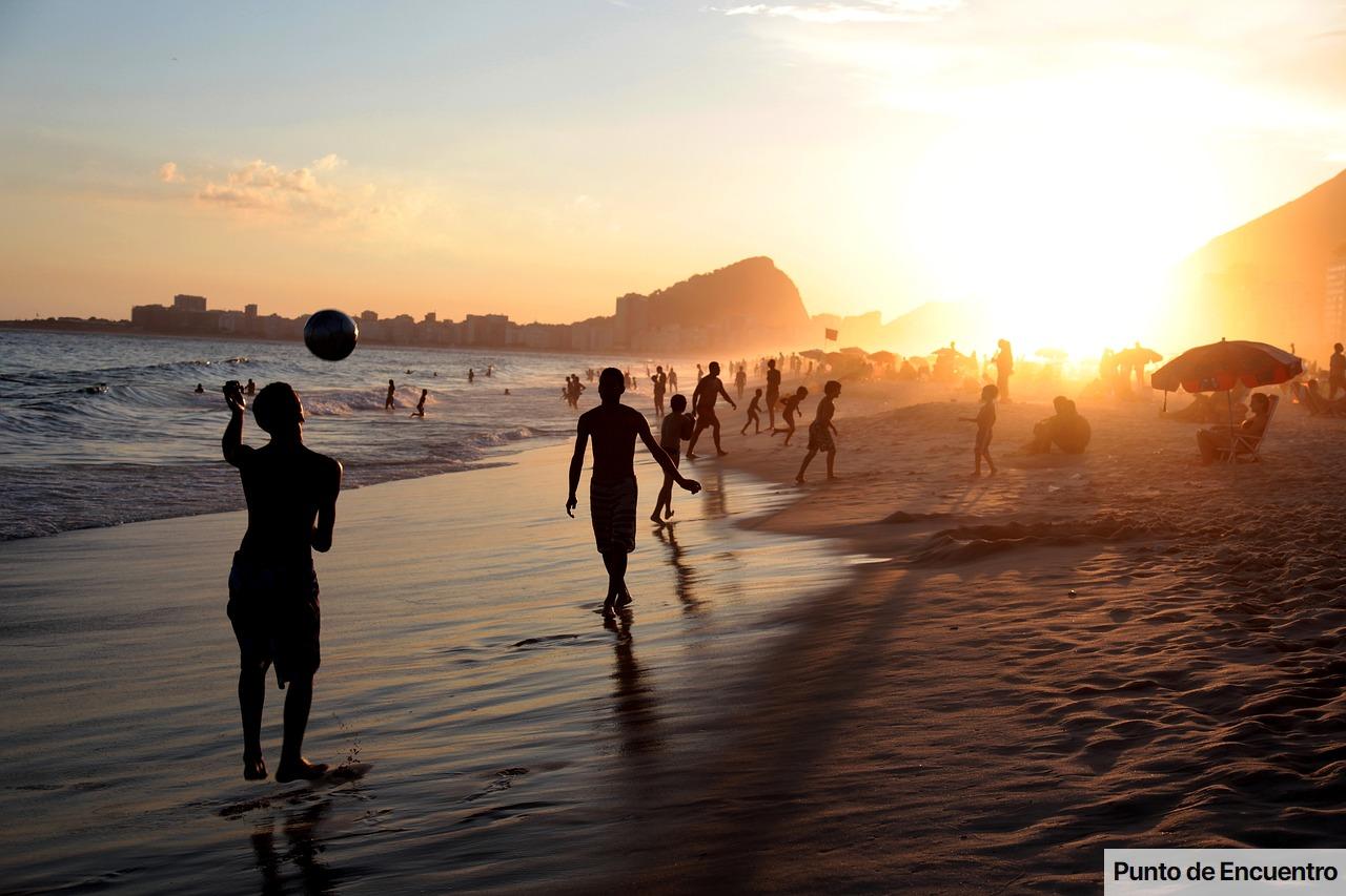 Atardecer en la playa