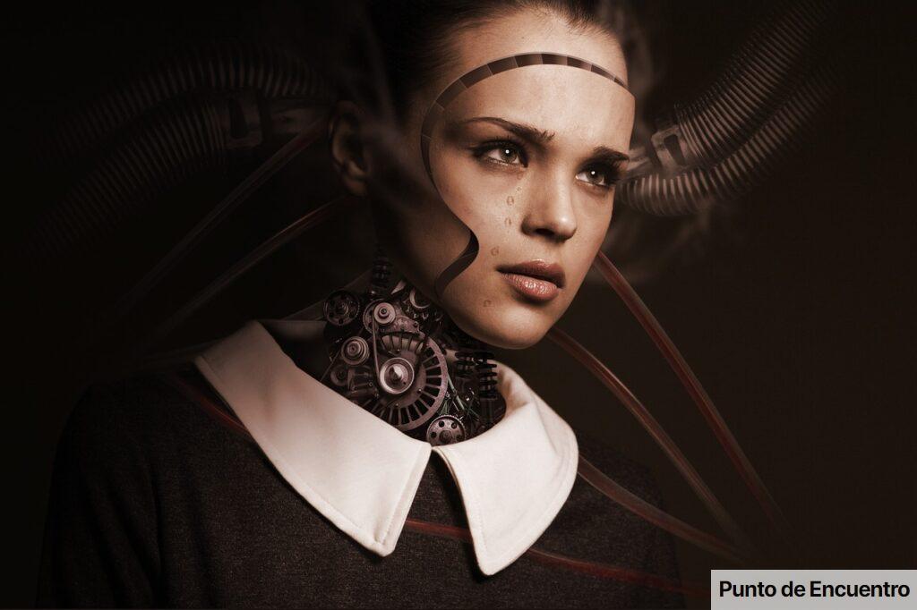 Crean un espeluznante robot humanoide cuya cara está hecha de piel viva